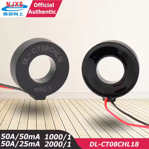 NJXSE DL-CT08CHL18 Micro Precision Current Transformer 1000/1 2000/1 10A 20A 30A 50A 100A AC High Qu