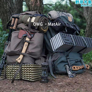 【好康】臺灣owg 黑化巢睡墊 mat air巢黑 單人露營摺疊防潮墊槽地墊