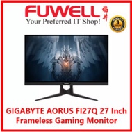 GIGABYTE AORUS FI27Q 27 Inch Frameless Gaming Monitor, QHD 1440p, 95% DCI-P3 Color Accurate IPS Pane