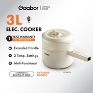 Gaabor 3L Electric Cooker Multifunctional Electric Skillet Non Stick Mini Wok Pan EC-30M01A