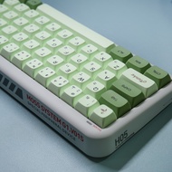 Green Matcha Honey xda Keycap pbt Sublimation Keycap 61/64/68/84/87/98/104/108 Keys