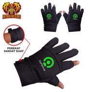 Black Kretekanl Motorcycle Gloves with Open Thumb Index Finger 2-Fingered Touchscreen GoPa4rtner/