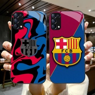HP DK-63 FC Barcelona Logo HD Glass Casing OPPO A91 F15 Reno 3 4 5 6Z 7hp