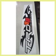 ▦ ◀ ◧ Toyota Wigo Rear Sticker Design TRD Tribal