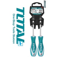 Bộ 2 tua vít đầu dẹp và bake PH2 6.5 Dài 210mm Thép CR-V Tolsen 20182