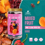 Mix 7 Fonut dried fruits 500g -350 sweet and sour dried fruits snacks for pregnant mothers, healthy 