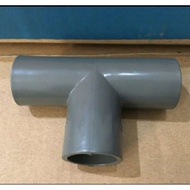 Pvc tee 6" inch pvc sock pipe tee fitting