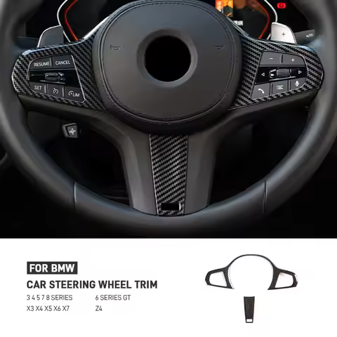 For BMW 3 4 5 7 8 Series X3 X4 X5 X6 X7 G30 G20 F40 G21 G28 G11 G12 Z4 G32 Carbon Fiber Steering Whe