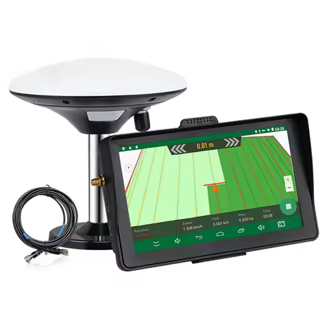 7 Inch Agricultural Tractor GPS Navigator Harvester Agricultural Tractor GPS Navigation System High-