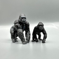 Simulation Animal Model Toy King Kong Baboon Ape Monkey Model Ornaments Silver Back Gorilla Slightly