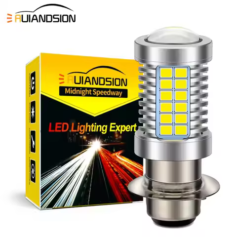 H4 LED Headlight 6000K High Low Beam Headlamp AC 6V No-Polarity H6M BA20D Universal Motorcycle Light