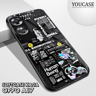 Softcase Glass Oppo A17 [KC114] - Softcase Mirror - Softcase Kaca Oppo A17  - Softcase Glass - Softcase Vivo  - Casing HP A17 - Case HP Oppo - Case Oppo A17 - Case Oppo A17 - Oppo A17 - Casing HP Oppo A17 - Kesing Oppo A17