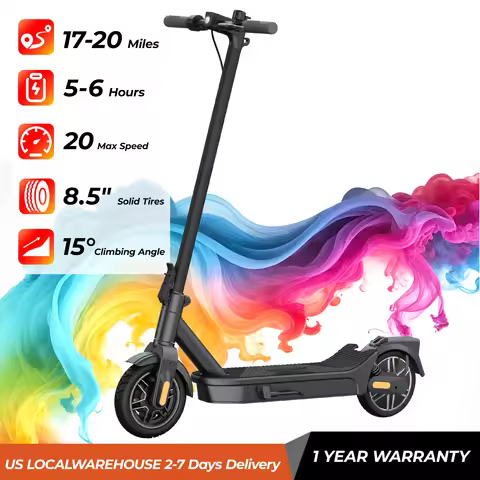 High Speed Electric Scooter Foldable E-scooter 500W 20 Mile Max Range 8.5 Inch Tire Double Suspensio