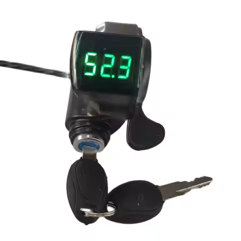 E-bike/Electric Scooter Thumb Throttle 12V/24V/36V/48V/60V/72V/84V/96V with Battery Power LCD Displa
