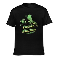 Custom Printing Authentic Creature From The Black Lagoon Movie Green Creature Fast Shipping Men'S Te