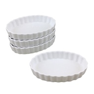 Ceramic apple pie dish creme brulee dish dish for quiche tart kitchen ware for bakery