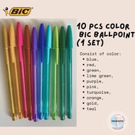Ballpoint Pen BIC Pen 10 colors 1.2mm Crystal Ball