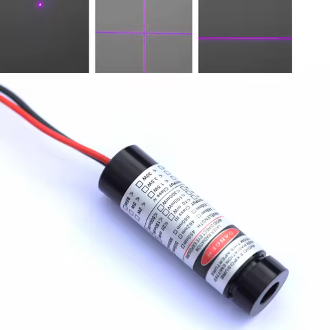 Industrial 405nm 10mw/20mw /50mw/100mw 3V-6V 13x42mm Violet/Blue Dot /Line/Cross Laser Diodes Module