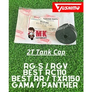 (Tushima) 2T TANK CAP Suzuki RG RGV TXR BEST RC110 RR Getah Tudung Tangki Minyak RG110 Sport RGV120 