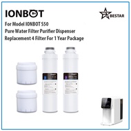 Replacement Filter Catridge 1-Year Package for IONBOT S50 Pure Water Filter Purifier