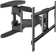 TV Mount,Sturdy The Wall-Mounted TV Bracket can be rotated and Tilted, and is Used for a Full-Motion TV mounting Frame for 40-70 inch TVs, with a Maximum Load of 45.5kg TV Rack