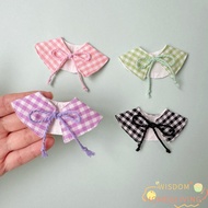 WISDOM Checkered Cloak,|Outfit 10~15cm Doll Clothes,  Cotton Stuffed Doll Checkered 15cm Cotton Doll