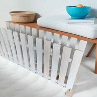 Wooden Fence Dog Cage Garden Fence Pool Divider Fence Large Fence 60 Cm High Full White