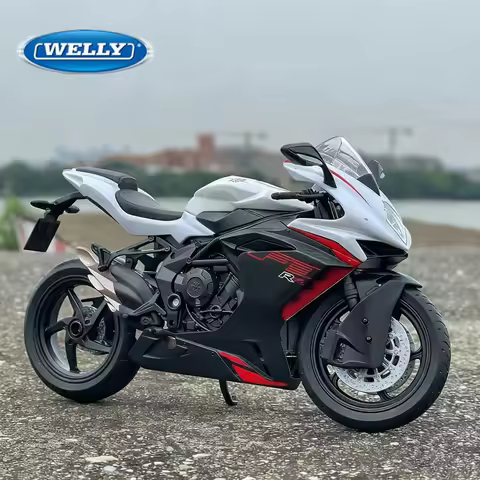WELLY 1:12 MV Agusta F3 RR Alloy Racing Motorcycle Model Simulation Diecasts Metal Street Sports Mot