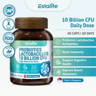 Estalife Probiotics Lactobacillus 10 Billion CFU | Acidophilus Supplement | Immunity | 益生菌