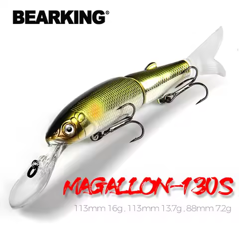 BEARKING 2019 A+ fishing lures magallon family 113mm 16g 113mm 13.7g 88mm 7.2g minnow crank hot mode