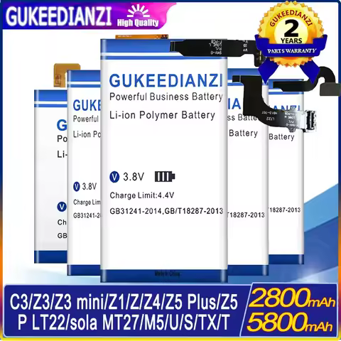 Battery LIS1605ERPC For Sony Xperia Z1 Z3 Z5mini C3 Z2 Z5 Z5C Z4 Z5 Plus T TX Z M5 S V LT25i U ST25I