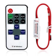 Star Senbilar 12V RF รีโมทไร้สายสวิตช์หรี่ไฟสำหรับไฟเส้น LED ขนาดเล็กใหม่