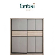 6' x 8' Wardrobe Cabinet/Modern Sliding Wardrobe/Large Capacity Wardrobe