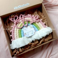 Meaningful gifts for boys and girls - Rainbow with baby's name