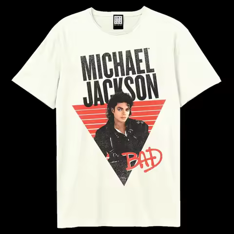 Michael Jackson Michael Jackson American Vintage High Street Trend Men's Oversize T-Shirt Mens Women