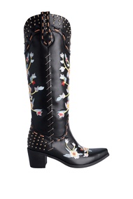 Villains SF SUNSHINE Cowboy Boots รองเท้าบูทผู้หญิง ส้นสูง 2.4"
