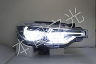 oo本國之光oo 全新 寶馬 2012 2013 2014 F30 U型黑框魚眼 大燈 內建LED 一對 驗車可變更行照