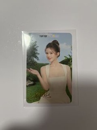 TOP TOY x 趙露思簽名小卡