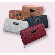 ladies purse women wallet lady coin zip wallet wanita purse Leather Women Wallet Simple Zipper Stand