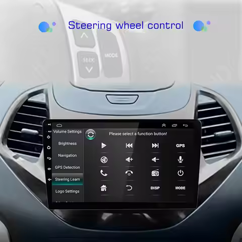 QLED 2DIN Car Radio For Ford FIGO KA 2015 2016 2017 2018 Android15 GPS Navigation Auto Multimedia Pl