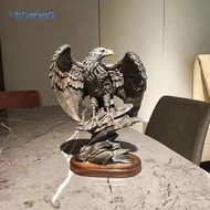 [Shamjina] Eagle Statue Eagle Sculptures Resin Artwork Home Decor Collection Adornment