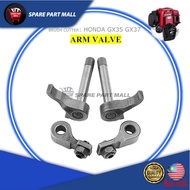 BRUSH CUTTER (GX35): ARM VALVE/ EXHAUST INTAKE VALVE ROCKER ARM LIFTER KIT 4-STROKE MESIN RUMPUT HON