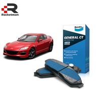 BENDIX FRONT BRAKE PADS MAZDA RX8 GENERAL CT (DB1513GCT)
