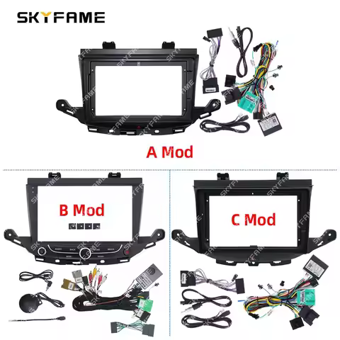 SKYFAME Car Frame Fascia Adapter Decoder Android Radio Dash Fitting Panel Kit For Buick Verano GS Op