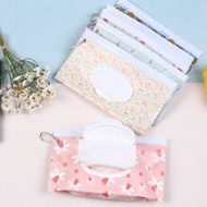 1pc EVA Portable Wet Wipes Bag, Buckle Flap And Pull-Out Tissue Bag, Reusable Tissue Bag, Practical 