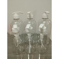Empty PET bottle with Pump 800ml and 300ML.pump bottle