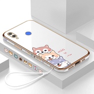 ZeroQiQi เคสโทรศัพท์สำหรับ Huawei Nova 3/Huawei Nova 3E/Huawei Nova 3i/Huawei Nova 4เคสฟรีสายคล้องคอ