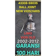 BALL JOINT NEW VIOS OLD 2002-2012 YARIS 43308-59035