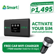 Smart Bro Prepaid LTE Pocket WiFi with FREE 100MB and P250 Smart Bro Voucher