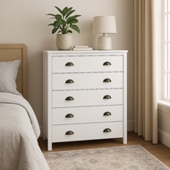 Furniture Mart ESCOT MALMO 5 drawer chest drawers kabinet baju